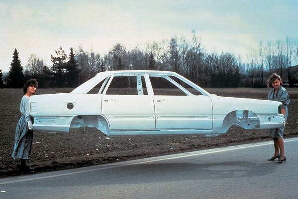 Рис. 5 Прототип алюминиевого кузова Audi 1985 года